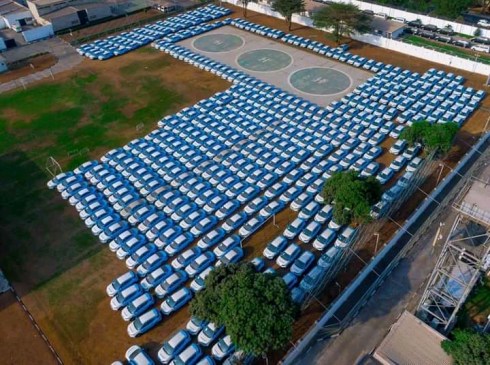 LAGOS GOVERNOR BABAJIDE SANWO-OLU UNVEILED 1000 GAC CARS FOR LAGRIDE